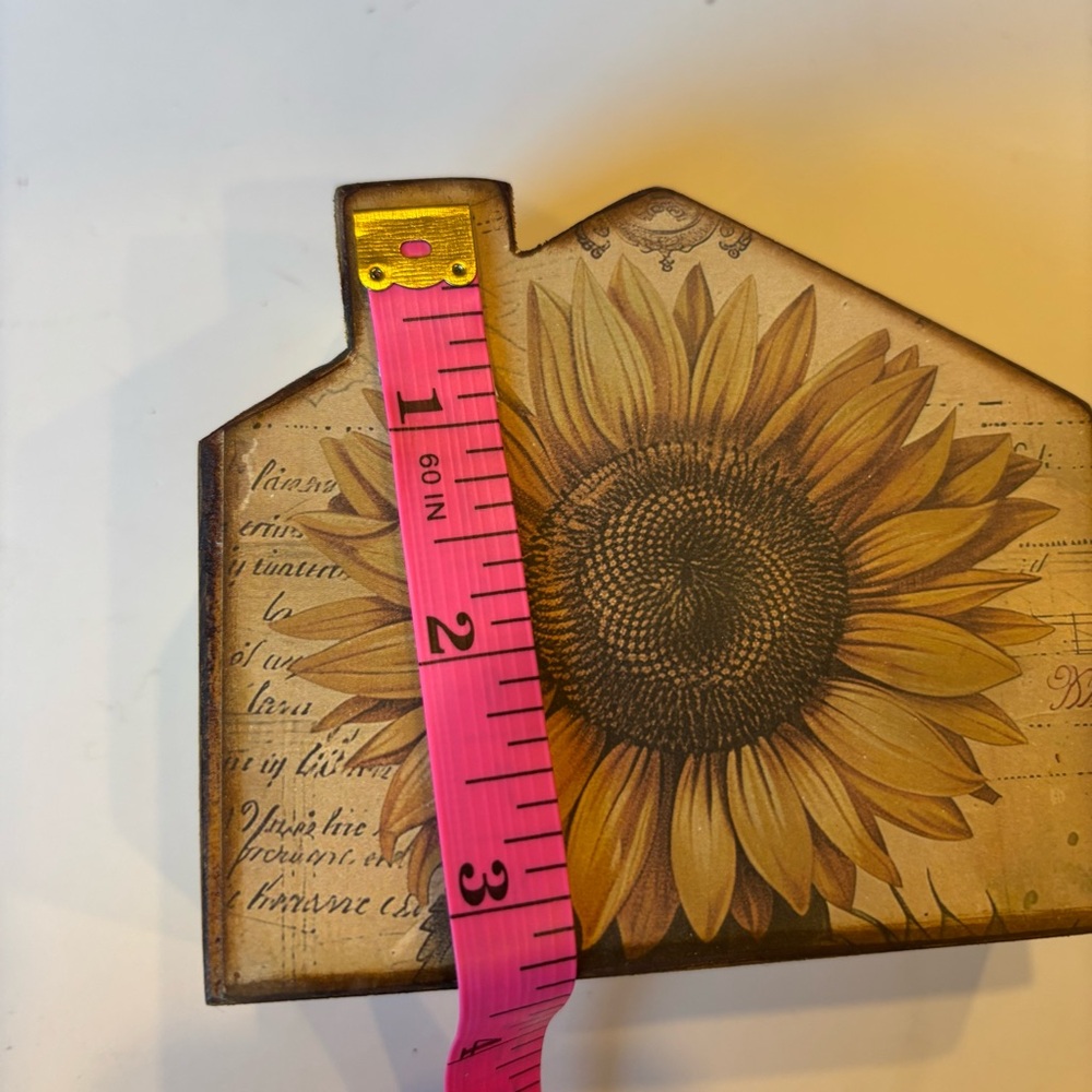 SET/5 3 Wood House Decor with Bee Design, Tray, Garland - Picture 10 of 12
